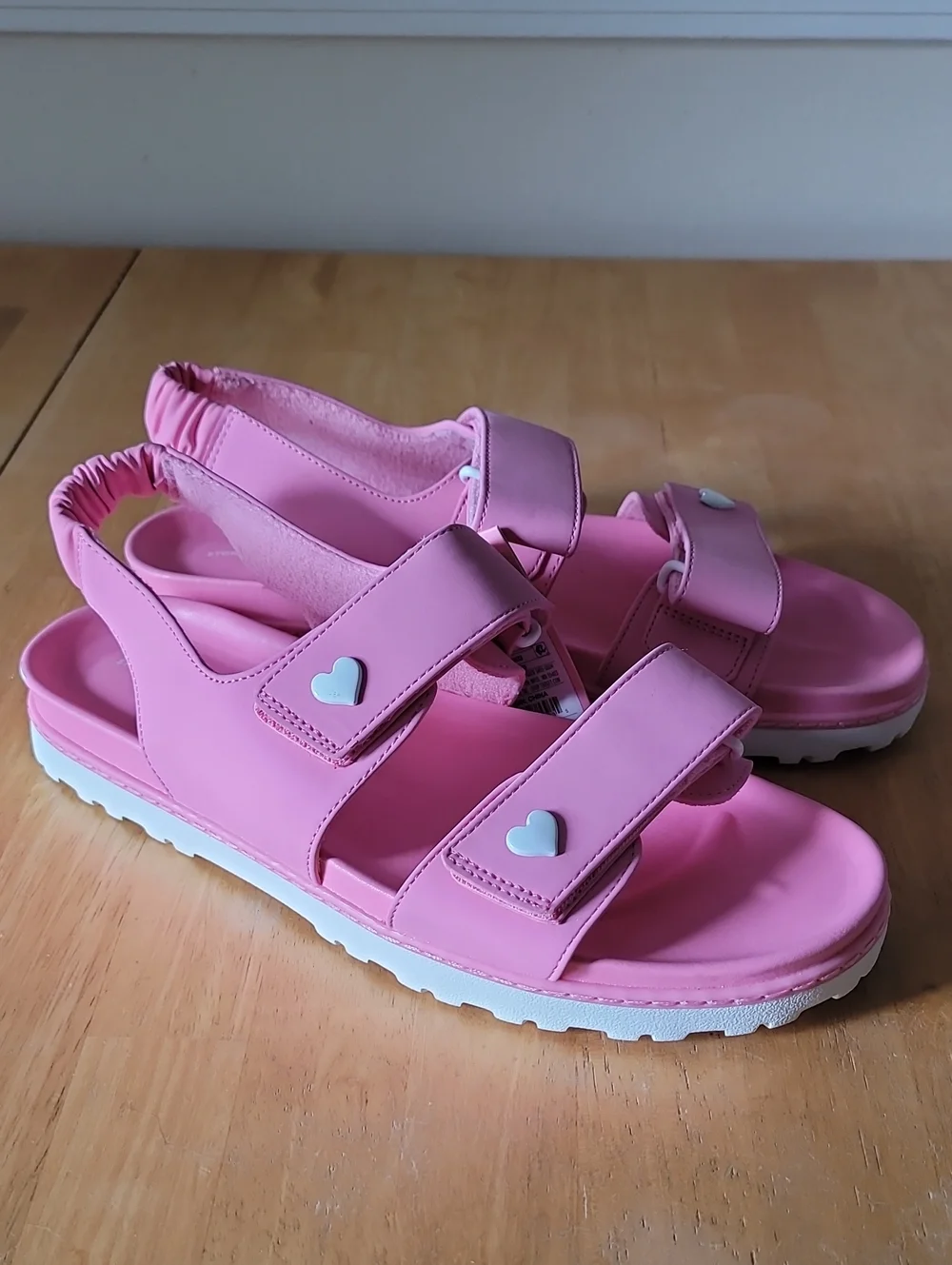 Stoney Clover Lane x Target Pink Heart Sport Strap Sandals